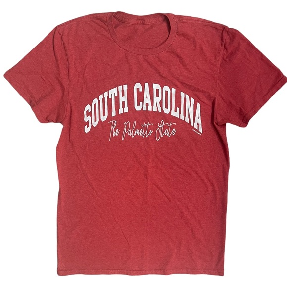 Crazy Palmetto Women’s South Carolina State Logo Short Sleeve Tee EUC - Picture 1 of 4